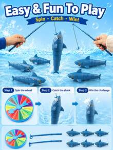 Fishing Battle Fishing Master Parent-Child Interactive Shark Board Game Toy Educational Desktop Game Baby Birthday Gift - Fishing - View 6