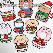Cartoon Christmas Lollipop Cardstock Greeting Card With Encouraging Words, Decorative Card For Students, Exquisite Insert - Multicolor - View 5