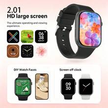 ZhiKexing Smartwatch Terbaru dengan Layar Definisi Tinggi 2,01 Inci, Daya Tahan Baterai Ultra Panjang, Tali yang Nyaman dan Bernapas, Smartwatch Olahraga Multifungsi, Berbagai Mode Olahraga, Pemutaran Musik, Panggilan Nirkabel, Notifikasi Pesan, Smartwatch Wanita, Smartwatch Pria, Pilihan Sempurna untuk Olahraga Sehari-hari dan Pakaian Kasual, Kompatibel dengan Android dan iOS - View 2