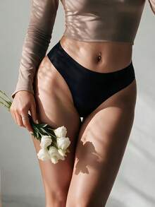 Aofeiqike 6 Buah Celana Dalam Wanita Tanpa Jahitan Model Low-Rise, Celana Dalam Lembut dan Tidak Terlihat, Pakaian Dalam Nyaman dan Tak Terlihat untuk Pemakaian Sehari-hari - MultiWarna - View 4