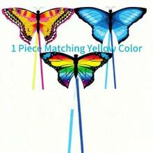 Colorful Butterfly Kite, Large Colorful Butterfly Kite, Multi-Color Kite With Flying Tools, Outdoor Sports And Games Supplies (Kite Handle Style Random) (Some Colors Random) - Multicolor - View 10