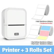 Marklife Portable Label Printer RFID High Definition Printing Self-Adhesive Labels Mini Thermal Printer 2 Inch Inkless Bluetooth Label Maker - Multicolor - View 13