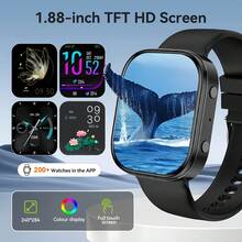 IP68 Water Proof High-Quality Women'S Smart Watch, Ultra-High-Definition Display, Pink Strap, USB Charging, Sports Mode Activity Tracker, Answer/Call Function, Message, Supports Multiple Languages, Men Smartwatch Holidays/Birthdays Gift 2026 NEW - View 11