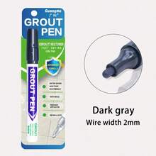 GuangNa 8 Colors Waterproof Tile Grout Pen, Wall Gap Pen, White, Black, Gray, Suitable For Tile Floor Bathroom, Stain Removal Gap Repair Tool - Grout Pen - View 16