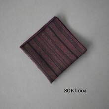 1pc/3pcs Plaid Striped Solid Color Pocket Square, Men's Suit Pocket Handkerchief, Minimalist Casual Fashion, Suitable For Banquet, Birthday, Wedding, Ceremony, Party, Washable And Reusable - Multicolor - View 5