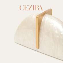 CEZIRA Semi-Circular Dome Acrylic Box Evening Bag For Women, Luxury Glamorous Designer Chain Shoulder Bag Clutch, Suitable For Party, Banquet, Wedding - Multicolor - View 7