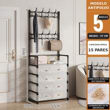 Shoe Storage Set - Black - View 1