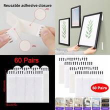 60Pairs Picture Frame Hanging Strips Command Self Adhesive Stick On Damage Free - UK-c406601 - View 3