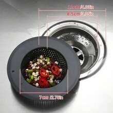 1/2pcs Kitchen Sink Drain Filter Strainer, Universal Anti-Clogging Sink Filter Basket, Kitchen Hardware Tool, Kitchen Gadget, Filter Mesh, Thanksgiving, Dorm, Home, Indoor Kitchen Use - Model B - View 10