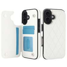 WEFOR Wallet Phone Case For Galaxy S26 S25 S24 S23 S22 Ultra Plus S25EDGE 24 FE, Multi-Card Slot Design, Magnetic Clasp, Built-In Stand, Shockproof Protection Cover, Compatible With IPhone 17 AIR 16e 16 15 14 13 12 11 Pro Max XR XS MAX, Magnetic Design, RFID Anti-Theft Card Slot, Magnetic Phone Protective Case, Shockproof, Unisex - White - View 48
