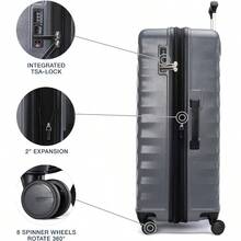 Maxlite Air V2 Hardside - Equipaje - Checked Large 28 Inch + Gris Sombra - View 4