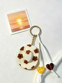 1pc Western Cowboy Hat Keychain, Suede Rope & Bead Design, Versatile Fashionable Fun Pendant, Couple Style - Multicolor - View 5