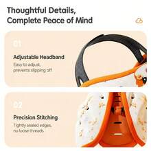 1pc Baby Toddler Learning To Walk Hat, Head Cushioning Inner Lining, Breathable Thin All-Season Soft Protective Cap For Infants And Toddlers - Multicolor - View 7