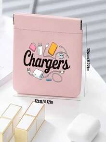 Multi-Color Charger/Data Cable Storage Bag, Suitable For Data Cables, USB Drives, Power Banks, Phones, Etc., For Office And Travel Use - Multicolor - View 2