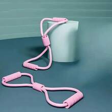 Thickened Figure-8 Resistance Tube Chest Expansion/Back Beauty Yoga Gear Back-Opening Fitness Figure-8 Rope - Multicolor - View 8