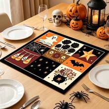 1pc Dish Drying Mat, Coffee Machine Mat, Halloween Theme Cartoon Table Mat, Kitchen Countertop Absorbent Mat, Dish Drainer Mat, Tabletop Scratch-Resistant Protective Mat, Holiday Decorative Table Mat, Multi-Purpose Drying Mat, Home Gift, Desktop Decoration - XYLSD-984 - View 6