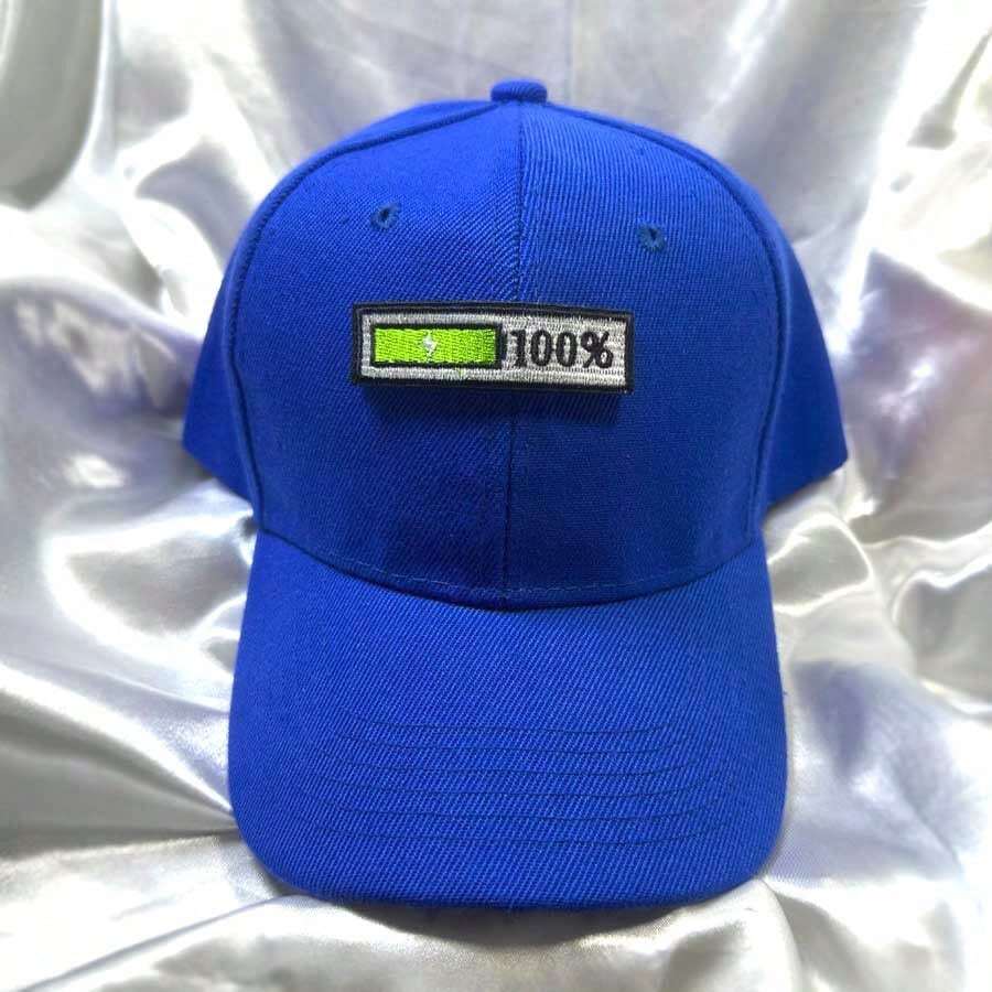 1pc Cartoon Icon Casual Street Party Embroidered Baseball Cap, All-Season Wear, Blue - 100-815 - View 1