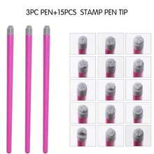 [Multi-Pattern Nail Art Stamps]6pcs/Set Random Style Nail Art Stamp Set | Floral & Butterfly Design Stamping Tools | 3-Second Quick Image Transfer, Essential For Beginners & Nail Salons - Hot Pink - View 7