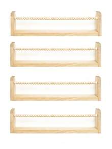 1/2/3/4件組兒童房懸空置物架 極簡壁掛式收納架 學生書架 兒童書架 繪本書架 幼兒園書架 - 多色 - 查看 18