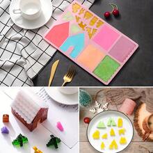 1pc Silicone Gingerbread House Baking Mold - Versatile Dessert Tray For Chocolate Cakes, ,Perfect For Holiday Candy, DIY Birthday Treats, And Gift Decorations - Multicolor - View 11