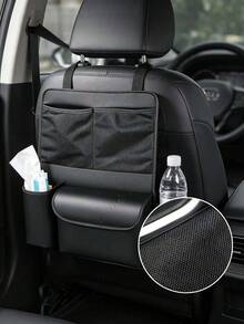 1pc Car Trunk Multi-Function Storage Bag, Off-Road Vehicle Seat Back Storage Rack, Car Accessories, Multi-Function Hanging Storage, Rear Seat Storage Bag, Space-Saving, Keep Car Interior Clean And Organized, Car Essentials - Black - View 14