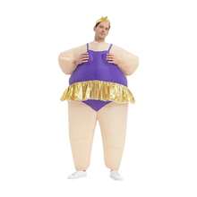 1pc (Excluding Air Blower) Adult Ballet Cosplay Costume, Ball Performance, Party Performance, Holiday Gift - Multicolor - View 7