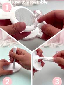 2/1 buah Dudukan Ponsel Lipat Kelinci Lucu yang Dapat Diatur | Dudukan Ponsel Desktop Kelinci Estetis, Cocok untuk Meja dan Bak Mandi | Dudukan Ponsel Bebas Genggam Anti Selip | Hadiah Dekorasi Kamar, Sempurna untuk Anak Perempuan dan Pelajar - beraneka warna - View 5
