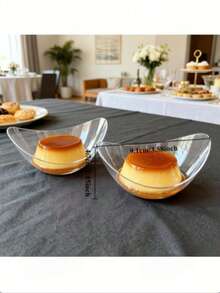 12/24pcs Creative Transparent Strip Design Bowls, Suitable For Milk Tea, Juice And Desserts, Also Can Be Used As Fruit Salad Bowls And Desktop Small Item Storage, Perfect For Home Gatherings - View 3
