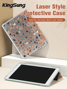 Kingsung Casing Pelindung Tablet Akrilik Motif Daun Musim Gugur & , Slot Pena Terintegrasi, Kompatibel dengan Pad Mini6/Mini7/9.7/10.2/10.9/Pro 11, Pad Air 8(M4)2026(11-Inch), Pad 10 2022(10.9-Inch), Pad 11(A16) 2025(11-Inch) dan Model Lainnya. - MultiWarna - View 8