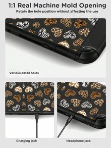 Ayotu Suitable For 2025 New Switch 2 Heart Leopard & Zebra Print Game Console Shell And Accessories, Set Includes Protective Case, Storage Bag, Joy-Con Controller Protective Cover And Other Multiple Style Accessories, Ideal Gift Choice For Back To School Festival - View 6