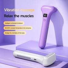 TOUCHBeauty Electric Gua Sha Massage Beauty Device, Constant Temperature Hot Compress & Vibration Massager With Digital Display, Timed Shutdown, For Face Neck Back Leg Body Skin Lifting & Muscle Relaxation ,1200mAh - Multicolor - View 5