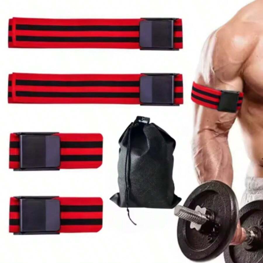 Resistance Bands, Latex High Elasticity Anti-Slip, Muscle Compression Training, Gym Fitness, Suitable For Arms And Thighs - A - View 1