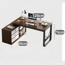Home Office Desks - Camel - View 6