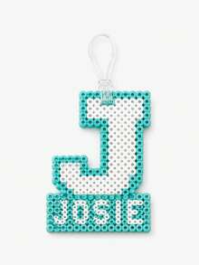 Ayotu Customized Personalized Letter Luggage Tags & Backpack Charms Keychains - Pixel Beads Style Luggage Identification Tags, Fuse Beads Travel Identification Tags, Includes Customized Letters & Lanyards, Pixel Style Art, Pet Identification Tags, Travel Essentials, Travel Storage Bag Accessories, Customizable Luggage/Backpack Decorations, Suitable For Men & Women Travel Use, Great Choice For Graduation Travel Gifts - Multicolor - View 26
