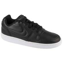 Nike W Ebernon Low 女款黑色運動休閒鞋 - 黑色 - 查看 1