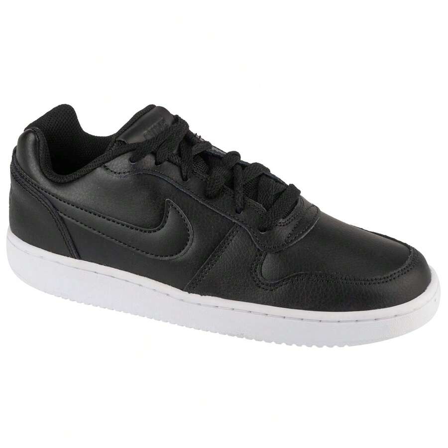 Nike W Ebernon Low 女款黑色運動休閒鞋 - 黑色 - 查看 1