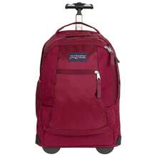 JanSport Driver 8 Backpack Bag - Burgundy Unisex Backpacks - Maroon - View 1