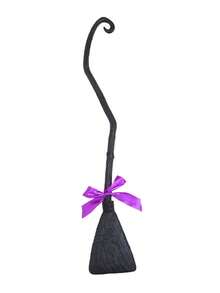 2件組萬聖節帽子+掃帚套裝道具 魔女巫師帽 黑色牛津布 - 彩色 - 查看 10