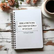 1/2/5 Pcs "BEING A FUNCTIONAL ADULT EVERY DAY SEEMS A BIT EXCESSIVE" Vinyl Stickers, Compatible For Hydroflasks, Laptops, Mugs & Planners, Cute, Funny, Quirky Sassy Decals With Peel & Stick Application - A - View 3