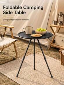 Portable Folding Table Outdoor Camping Table Adjustable Telescopic Camping Table Easy To Fold And Carry Suitable For Fishing Camping Picnic And Home Use Camping Essentials - Multicolor - View 2