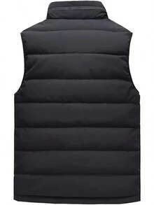 Men Thermal Underwear Tops - Black - View 3