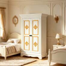 Creative 3D Printed Miniature Victorian Style Dollhouse Home Decor Wardrobe Cabinet Ornament - Wardrobe - View 5