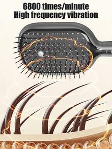 High-Frequency Vibration Mist Massage Comb, Deep Penetration Nourishing Hair Roots, Creating Voluminous And Thick Scalp Care Comb - Multicolor - View 6