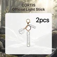 COR TIS Concert Light Keychain Acrylic Pendant Bag Accessory 3 Pieces Set, Concert Merchandise, Metal Material Sturdy And Durable, Engraved Exclusive Brand Logo, Paired With Flower Pendant Design, Available In Gold And Silver. Compact And Lightweight, Suitable For Hanging On Backpacks And Keys, Fan Support Merchandise Accessory, Minimalist And High-End, Exquisite Small Gift For Fan Collection And Gifting To Fellow Fans. This Is A Gift That Is Hard To Resist. - Multicolor - View 10