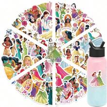 52pcsDisney Cute Cartoon Mixed Princess Stickers DIY Diary Notebook Computer Luggage Skateboard Graffiti Stickers Snow White Classic Stickers Phone Decoration Stickers Suitable For Scrapbook Photo Album School Supplies - Multicolor - View 9