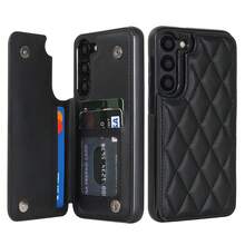 WEFOR Wallet Phone Case For Galaxy S26 S25 S25 S24 S23 S22 Ultra Plus S25Edge 24 FE, Multi-Card Slot Design, Magnetic Clasp, Built-In Stand, Shockproof Protective Cover, Compatible With IPhone 18 17 AIR 16e 16 15 14 13 12 11 Pro Max XR XS MAX, Magnetic Design, RFID Anti-Theft Card Slot, Magnetic Phone Protective Case, Shockproof, Unisex - Black - View 28