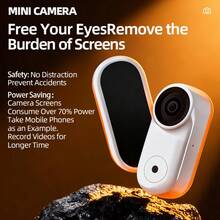 HD Mini Finger Camera Ultra-Wide Angle Magnetic Anti-Shake Rechargeable With Display Screen, Suitable For Vlog And Pet Filming, Small Sports Recording Camera, Portable Design, Cycling Recorder, Wearable Pet Video - View 9