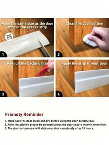 Self-Adhesive PVC Round Decorative Trim, Flexible Bendable Corner Guard Strip, Peel And Stick Edge Sealing Strip, Suitable For Wall Edges, Cabinets, Ceilings, Baseboards, Door Frames, Home DIY Renovation - Door Gap Seal - View 11
