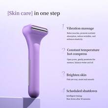 TOUCHBeauty Electric Gua Sha Massage Beauty Device, Constant Temperature Hot Compress & Vibration Massager With Digital Display, Timed Shutdown, For Face Neck Back Leg Body Skin Lifting & Muscle Relaxation ,1200mAh - Multicolor - View 6