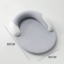 1pc Orthopedic Foam Pet Bed Cooling Ice Bean Mat, Breathable Summer Pet Mat For Cats And Dogs, Non-Slip Washable Cool Dog Bed Sleeping Pad, Suitable For Large, Medium And Small Cats And Dogs - Grey - View 8